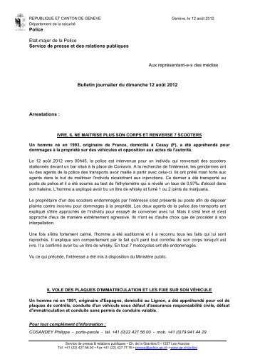 [PDF] POLICE GENEVE - Romandie.com