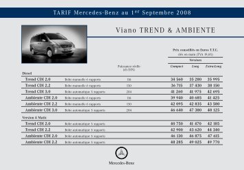 VIANO TREND-AMBIENTE 07-2005 - Sitesreseau.mercedes.fr