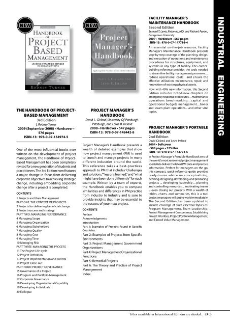 INDUSTRIAL ENGINEERING - McGraw-Hill Books