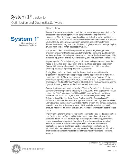 System 1Â® - Bright Engineering Ltd