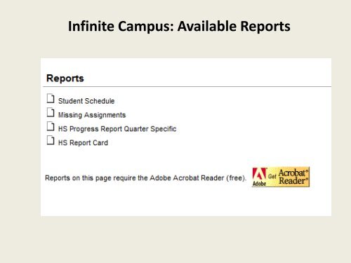 Infinite Campus Portal - School District U-46