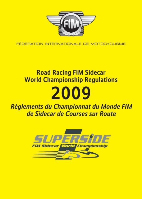 Road Racing FIM Sidecar World Championship ... - Spelregels