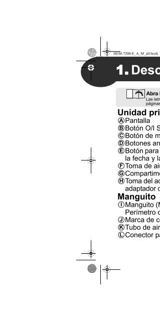 Modelo M3 Manual de instrucciones