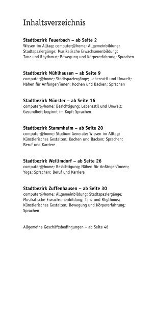 vhs Stadtteil-Programm Zuffenhausen/Weilimdorf/Feuerbach ...