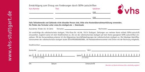 vhs Stadtteil-Programm Zuffenhausen/Weilimdorf/Feuerbach ...