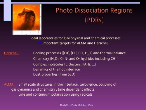 Line emission in shocks and PDR - Observatoire de Paris