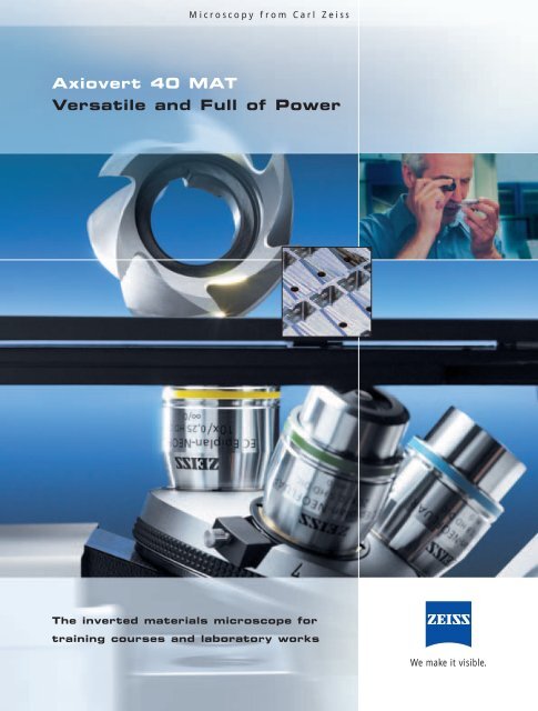 AXIOVERT 40MAT.pdf - Focus Precision Instruments