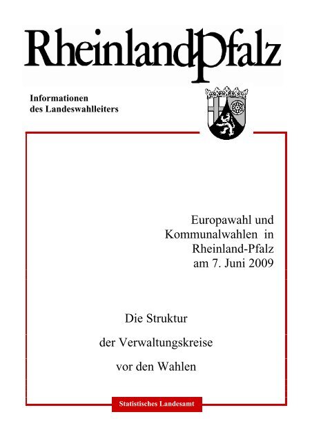 Die Struktur der Verwaltungskreise vor den Wahlen