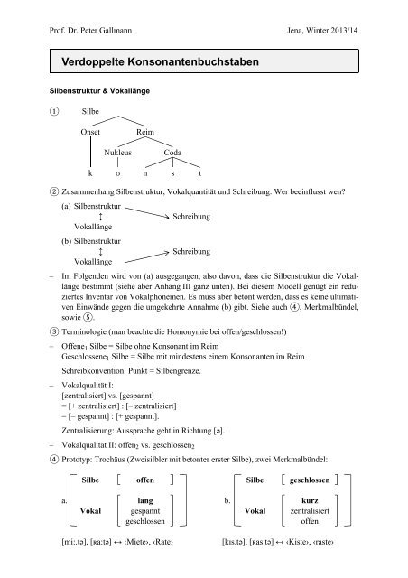 Laut-Buchstaben-Beziehungen II