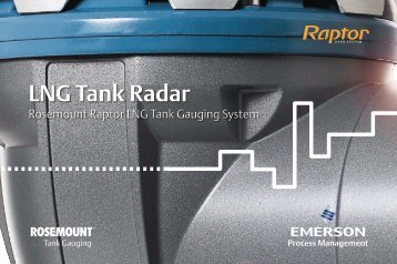 LNG Tank Radar, Raptor System - Emerson Process Management