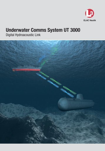 Underwater Comms System UT 3000 - Elac-Nautik