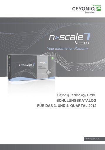 Schulungskatalog - Ceyoniq Technology GmbH