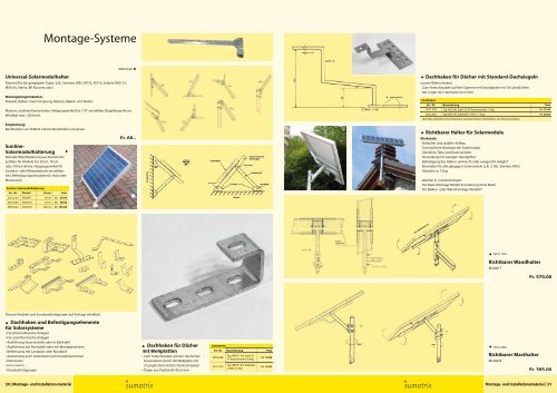 Solartechnik - Sumatrix