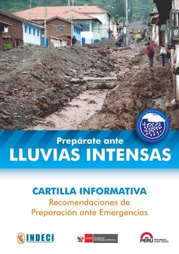 Lluvias Intensas - Indeci