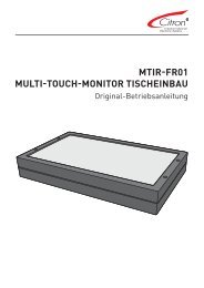 MTIR-FR01 Multi-Touch-Monitor Tischeinbau - Citron Gmbh