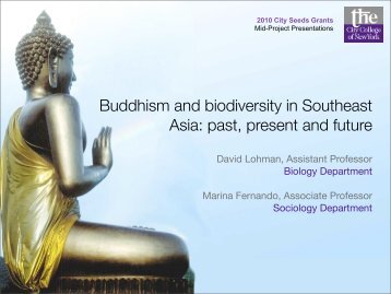 Buddhism and biodiversity in Southeast Asia - The City College of ...