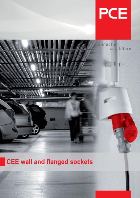 CEE wall and flanged sockets - pc electric