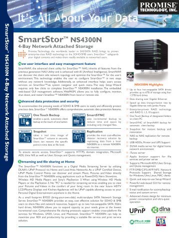 Smartstor NS4300-N - Promise Technology, Inc.