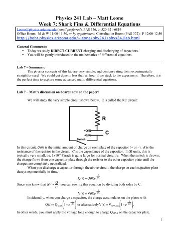 Shark Fins & Differential Equations