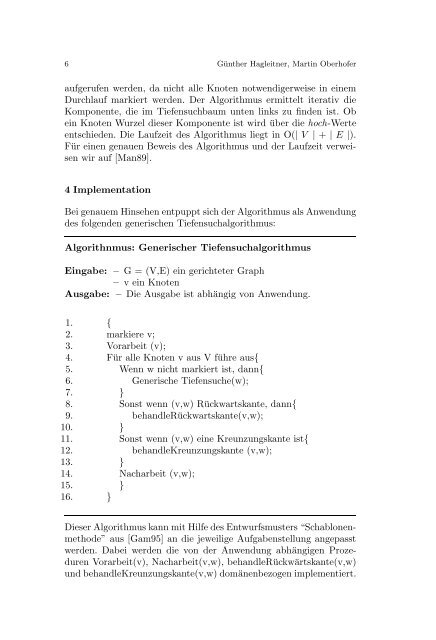 Hauptstudiumspraktikum Algorithmen und Datenstrukturen