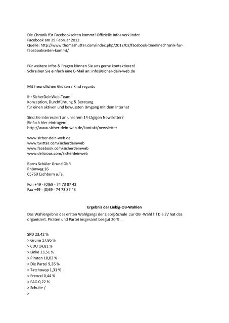 Newsletter Ausgabe 03/2012 - seb-liebig.de