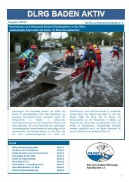 DLRG Baden Aktiv - Ausgabe 3-2013 (pdf, 960 kB) - Landesverband ...