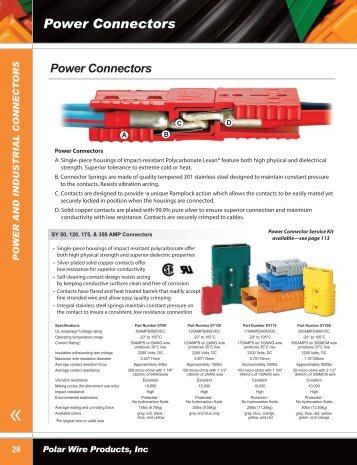 Power Connectors - Polar Wire Products