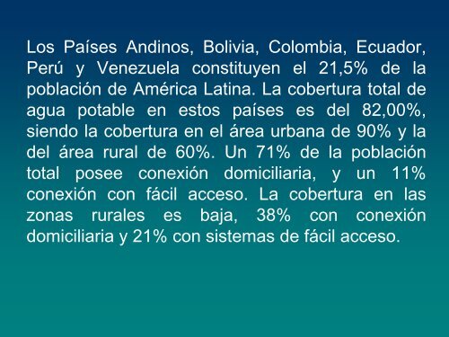 EvaluaciÃ³n de la condiciÃ³n del agua para consumo humano en ...