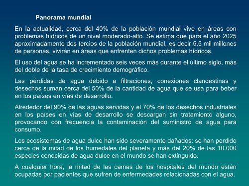 EvaluaciÃ³n de la condiciÃ³n del agua para consumo humano en ...