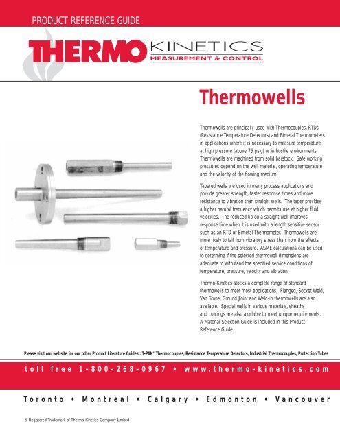 Thermowells - Thermo-Kinetics