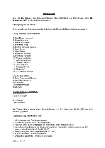 29.11.2007 - Verbandsgemeinde Kirchen, Sieg