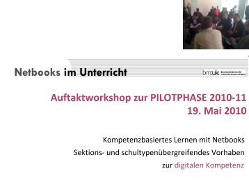 Workshop Netbook-Projekt - eEducation