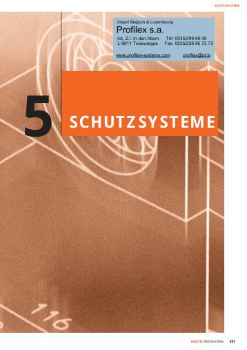 SCHUTZSYSTEME - Profilex sa