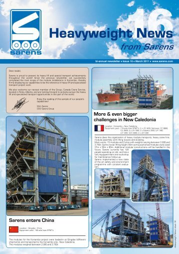 HWN issue 16 (March 2011) - Sarens