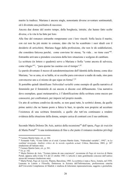 GALLETTI PATRIZIA - Tesi TRIENNALE 09.06.2011- MATRIMONIO, ADULTERIO E MATERNITA' NELLA LETTERATURA AL FEMMINILE DELLA SPAGNA CONTEMPORANEA- frontespizio-indice e bibliografia.pdf