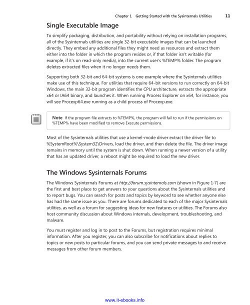 Windows sysinternals