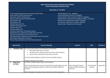 public sector commission
