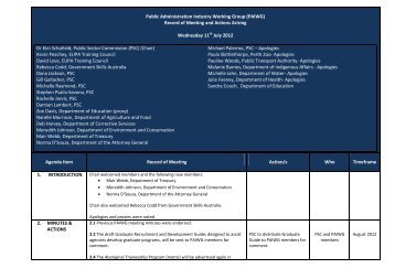 PAIWG Minutes 11 July 2012 - Public Sector Commission