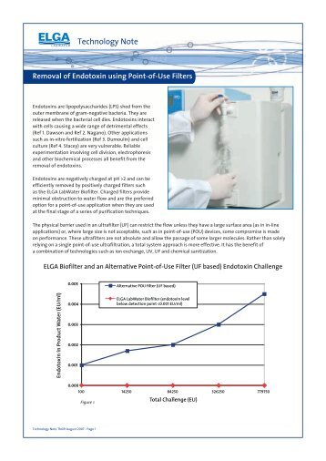 Removal of Endotoxins Technology Note - Siemens