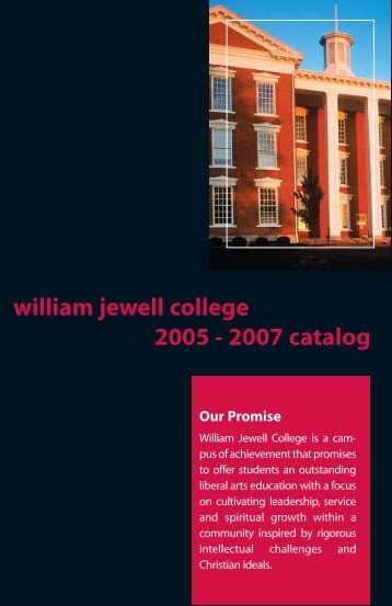 Courses of Study - William Jewell College