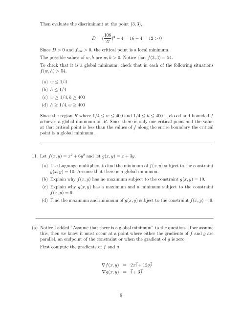 Solutions to exam 2 practice problems