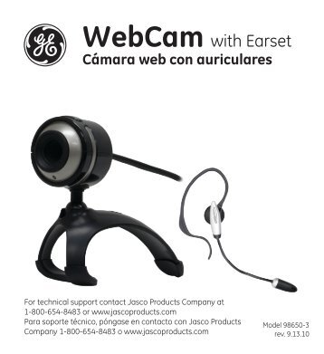 WebCam with Earset - Jasco Products