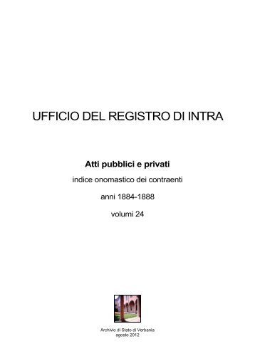 Atti pubblici e privati