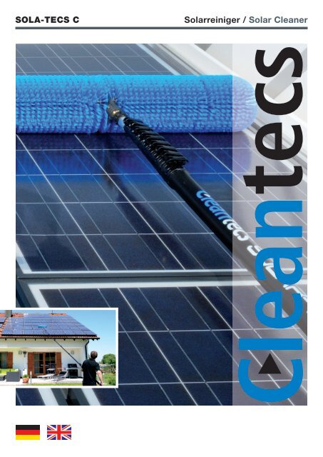 SOLA-TECS C Solarreiniger / Solar Cleaner - bei Cleantecs Gmbh