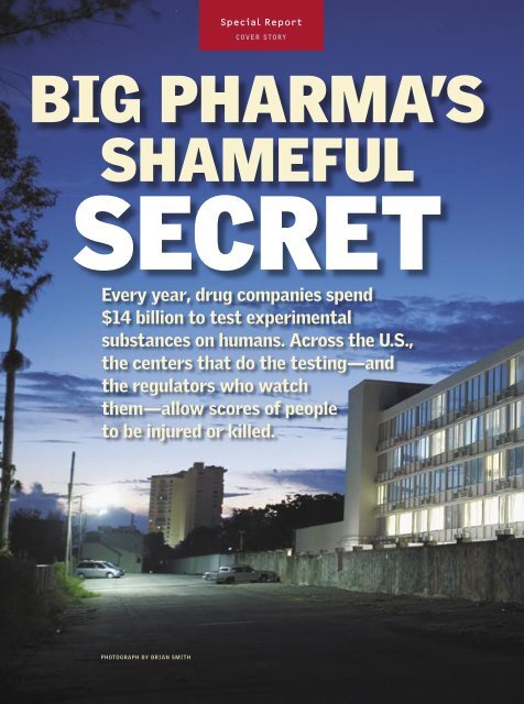 Big Pharma's Shameful Secret - Columbia University Graduate ...