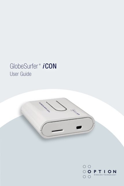 Userguide for the iCON - Option