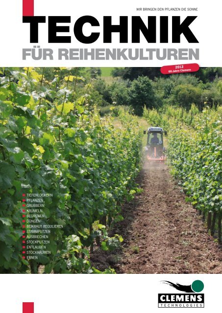 FÜR REIHENKULTUREN - Clemens GmbH & Co. KG