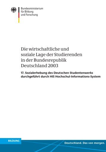 17. Sozialerhebung - Deutsches Studentenwerk