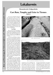 Lokaltermin: Cart Ruts, Templer und Geier in Tiermes (Teil 2)