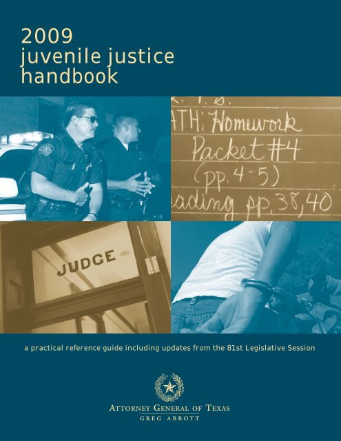 Juvenile Justice Handbook - Texas Attorney General